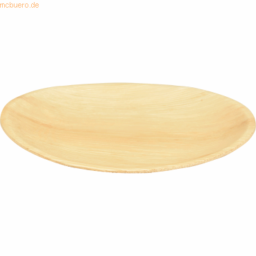 4002911855034 - Pure Teller Palmblatt rund Stabiles Einweg-Geschirr aus Palmblatt 1 Packung = 25 Stück 23 x 25 cm 4002911855034 - Pure Teller Palmblatt rund Stabiles Einweg-Geschirr aus Palmblatt 1 Packung = 25 Stück 23 x 25 cm