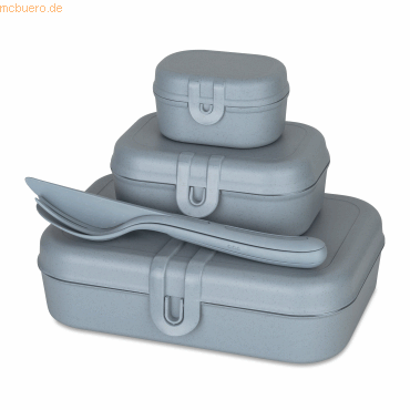 4002942595169 - Lunchbox KOZIOL + Besteck-Set PASCAL READY Lebensmittelaufbewahrungsbehälter Gr B H L 166 cm x 62 cm x 232 cm blau (nature flower blue) Lunchboxen CO² neutral Made in GermanyBiozirkulärer Kunststoff 4002942595169 - Lunchbox KOZIOL + Besteck-Set PASCAL READY Lebensmittelaufbewahrungsbehälter Gr B H L 166 cm x 62 cm x 232 cm blau (nature flower blue) Lunchboxen CO² neutral Made in GermanyBiozirkulärer Kunststoff