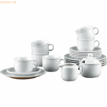 4003106338493 - Kaffee-Geschirr-Set Compact 20-teilig weiß Porzellan 20 Stück 4003106338493 - Kaffee-Geschirr-Set Compact 20-teilig weiß Porzellan 20 Stück