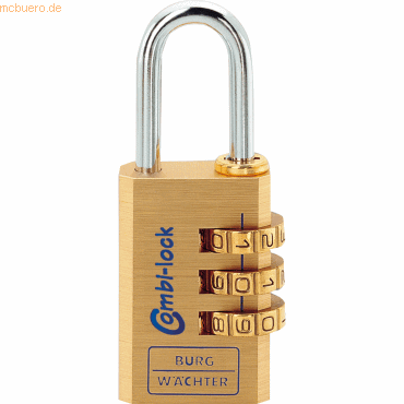 4003482024706 - Burg wächter Zahlenvorhangschloss Combi Lock 80 Schlosskörperbreite 30 mm Messing 4003482024706 - Burg wächter Zahlenvorhangschloss Combi Lock 80 Schlosskörperbreite 30 mm Messing