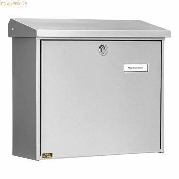 4003482041505 - Briefkasten Comfort Stahl mit Beleuchtung Einwurfgröße C4 silber 4003482041505 Burg-Wächter 4003482041505 - Briefkasten Comfort Stahl mit Beleuchtung Einwurfgröße C4 silber 4003482041505 Burg-Wächter