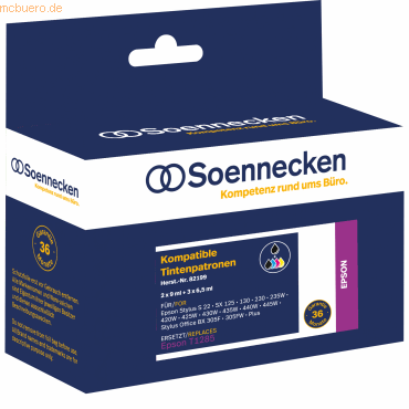 4003630003041 - Druckerpatrone 82199 kompatibel zu Epson T1285 Multipack 2x schwarz cyan magenta gelb 5 Stück 4003630003041 - Druckerpatrone 82199 kompatibel zu Epson T1285 Multipack 2x schwarz cyan magenta gelb 5 Stück