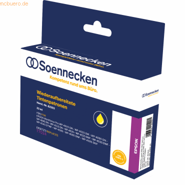 4003630004901 - - Tintenpatrone Tintenstrahldrucker kein Originalzubehör Kompatibel mit Epson T7024XL 82203 ca 2535 Seiten gelb 22ml 4003630004901 - - Tintenpatrone Tintenstrahldrucker kein Originalzubehör Kompatibel mit Epson T7024XL 82203 ca 2535 Seiten gelb 22ml