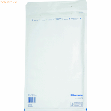 4003630005731 - Luftpolstertasche J 6 mit Haftklebung Kraftpapier weiß 50 St Pack Verschlusstechnik mit Haftklebung 4003630005731 - Luftpolstertasche J 6 mit Haftklebung Kraftpapier weiß 50 St Pack Verschlusstechnik mit Haftklebung