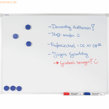 4003630007056 - Whiteboard Maße der Oberfläche 80 x 60 cm (b x h) Tafel magnethaftend nicht beidseitig beschreibbar lackiert weiß - Soennecken 4003630007056 - Whiteboard Maße der Oberfläche 80 x 60 cm (b x h) Tafel magnethaftend nicht beidseitig beschreibbar lackiert weiß - Soennecken