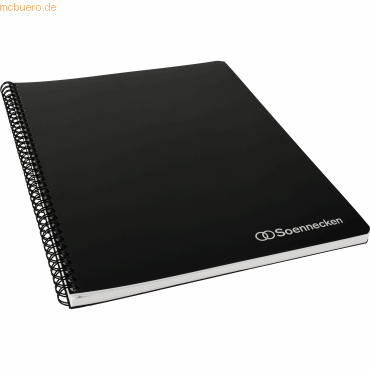4003630009470 - Collegeblock 2353 Officebook kariert kariert Rand beidseitig A4+ 90g schwarz 80 Blatt 4003630009470 Soennecken 4003630009470 - Collegeblock 2353 Officebook kariert kariert Rand beidseitig A4+ 90g schwarz 80 Blatt 4003630009470 Soennecken