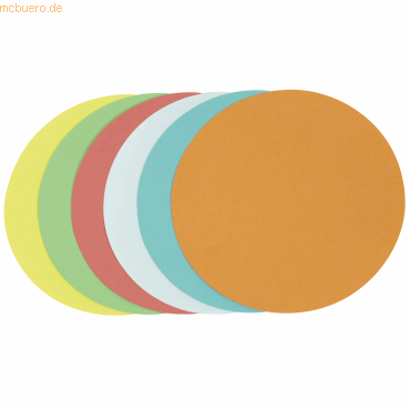4003630009845 - Moderationskarten Kreise Ø 14cm farbig sortiert 4003630009845 4875 250 Stück 4003630009845 - Moderationskarten Kreise Ø 14cm farbig sortiert 4003630009845 4875 250 Stück