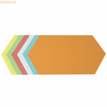 4003630009944 - Moderationskarten Königswabe farbig sortiert 297x165cm 4003630009944 4880 250 Stück 4003630009944 - Moderationskarten Königswabe farbig sortiert 297x165cm 4003630009944 4880 250 Stück