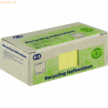4003630022967 - Haftnotizen 5872 oeco Recycling 75x75mm gelb quadratisch 4003630022967 12 Stück 4003630022967 - Haftnotizen 5872 oeco Recycling 75x75mm gelb quadratisch 4003630022967 12 Stück