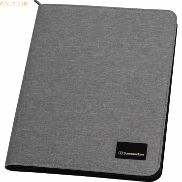 4003630024022 - Schreibmappe HAMBURG 33 x 26 x 25 cm (B x H x T) Polyester grau 4003630024022 - Schreibmappe HAMBURG 33 x 26 x 25 cm (B x H x T) Polyester grau