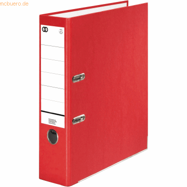 4003630026651 - Ordner oeco 3431 A4 80mm breit Karton vollfarbig rot 4003630026651 Soennecken
