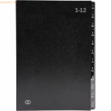 4003630027351 - Pultordner oeco 3425 1-12 12tlg schwarz 4003630027351 Soenn 4003630027351 - Pultordner oeco 3425 1-12 12tlg schwarz 4003630027351 Soenn