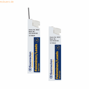 4003630062932 - Druckbleistiftminen 3022 Ø 07mm HB 4003630062932 12 Stück
