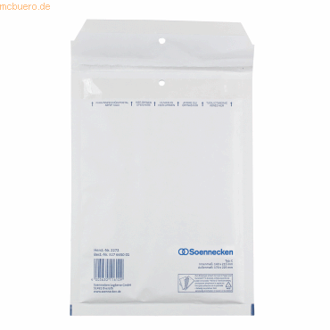 4003630116116 - Luftpolstertaschen C 0 2272 innen 140x215mm haftklebend weiß 4003630116116 5 Stück 4003630116116 - Luftpolstertaschen C 0 2272 innen 140x215mm haftklebend weiß 4003630116116 5 Stück