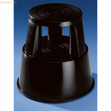 4003630122230 - Rollhocker 3619 1x 2 Stufen schwarz Kunststoff 4003630122230 Soennecken
