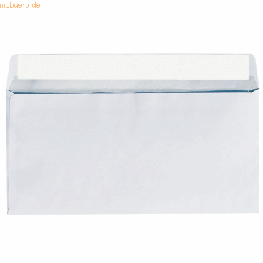 4003630124203 - Briefumschlag 1304 Din Lang ohne Fenster haftklebend 80g weiß 4003630124203 1000 Stück