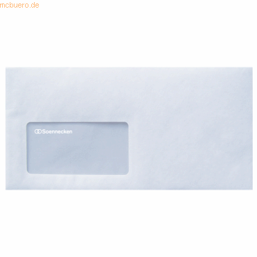 4003630124319 - Briefumschlag 2933 Kompakt mit Fenster selbstklebend 75g weiß 4003630124319 1000 Stück 4003630124319 - Briefumschlag 2933 Kompakt mit Fenster selbstklebend 75g weiß 4003630124319 1000 Stück