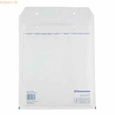 4003630124869 - - Luftpolstertasche E 2 mit Haftklebung Kraftpapier weiß 100 St Pack Verschlusstechnik mit Haftklebung 4003630124869 - - Luftpolstertasche E 2 mit Haftklebung Kraftpapier weiß 100 St Pack Verschlusstechnik mit Haftklebung