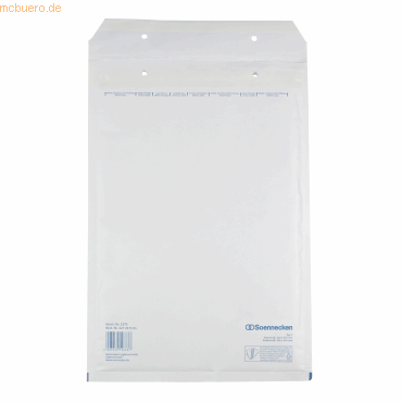 4003630124883 - Luftpolstertasche F 3 mit Haftklebung Kraftpapier weiß 100 St Pack Verschlusstechnik mit Haftklebung 4003630124883 - Luftpolstertasche F 3 mit Haftklebung Kraftpapier weiß 100 St Pack Verschlusstechnik mit Haftklebung
