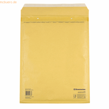 4003630124913 - - Luftpolstertasche H 5 mit Haftklebung Kraftpapier natronbraun 100 St Pack Verschlusstechnik mit Haftklebung 4003630124913 - - Luftpolstertasche H 5 mit Haftklebung Kraftpapier natronbraun 100 St Pack Verschlusstechnik mit Haftklebung