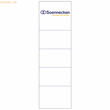 4003630128560 - Einsteckrückenschild 3349 breit kurz weiß 4003630128560 3349 10 Stück 4003630128560 - Einsteckrückenschild 3349 breit kurz weiß 4003630128560 3349 10 Stück