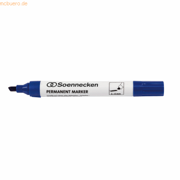 4003630134899 - Permanentmarker 1-4mm blau 1-4mm blau Schreibfarbe blau - Soennecken 4003630134899 - Permanentmarker 1-4mm blau 1-4mm blau Schreibfarbe blau - Soennecken