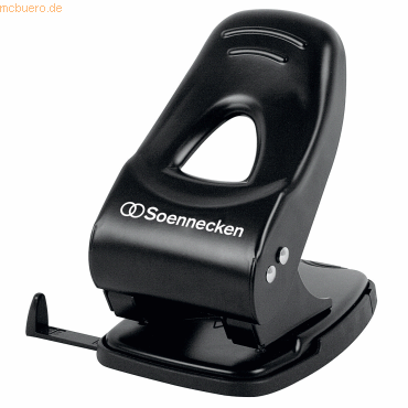 4003630135124 - Registraturlocher 3280 schwarz bis 6mm 60 Blatt mit Anschlagschiene