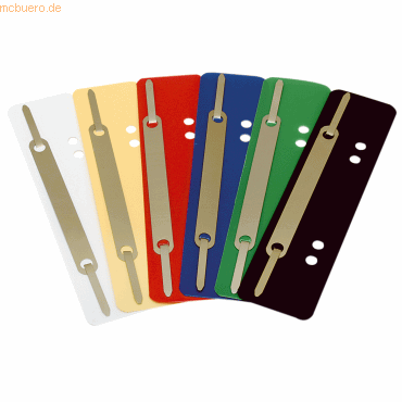 4003630135650 - Heftstreifen kurz 3192 34x150mm Kunststoff mit Metalldeckleiste farbig sortiert 4003630135650 3192 250 Stück 4003630135650 - Heftstreifen kurz 3192 34x150mm Kunststoff mit Metalldeckleiste farbig sortiert 4003630135650 3192 250 Stück