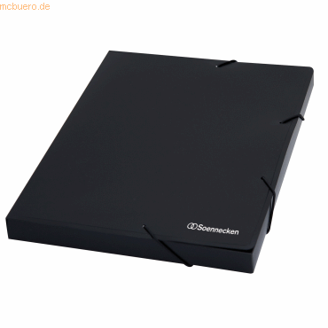 4003630141521 - Sammelmappe 1651 A4 Kunststoff für ca 250 Blatt schwarz 4003630141521 Soennecken 4003630141521 - Sammelmappe 1651 A4 Kunststoff für ca 250 Blatt schwarz 4003630141521 Soennecken