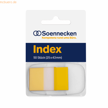 4003630143495 - Index Haftstreifen 5820 25x43mm gelb 4003630143495 Soennecken 4003630143495 - Index Haftstreifen 5820 25x43mm gelb 4003630143495 Soennecken