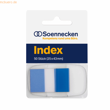 4003630143518 - Index Haftstreifen 5822 25x43mm blau 4003630143518 Soennecken 4003630143518 - Index Haftstreifen 5822 25x43mm blau 4003630143518 Soennecken