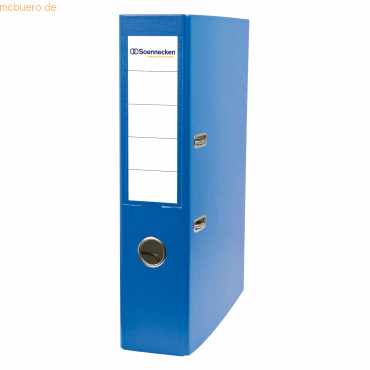 4003630750181 - Ordner 3365 A4 70mm breit PP vollfarbig blau 4003630750181 Soennecken