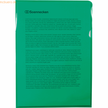 4003630753427 - Sichthülle DIN A4 015mm oben rechts offen dokumentenecht Polypropylen grün glatt 50 St Pack 4003630753427 - Sichthülle DIN A4 015mm oben rechts offen dokumentenecht Polypropylen grün glatt 50 St Pack