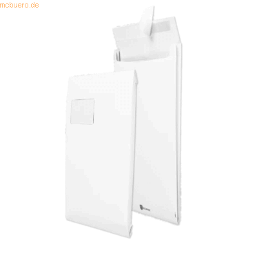 4003928389550 - Faltentaschen 30123508 C4 mit Fenster 20mm-Falte haftklebend 130g weiß 4003928389550 100 Stück 4003928389550 - Faltentaschen 30123508 C4 mit Fenster 20mm-Falte haftklebend 130g weiß 4003928389550 100 Stück