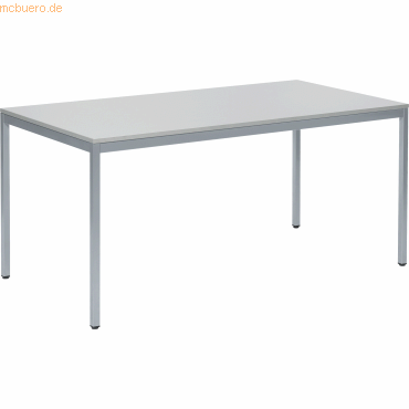 4003969023857 - Konferenztisch Line 810003981 72cm (H) 120x80cm (BxT) rechteckig lichtgrau silber 4003969023857 Soennecken 4003969023857 - Konferenztisch Line 810003981 72cm (H) 120x80cm (BxT) rechteckig lichtgrau silber 4003969023857 Soennecken