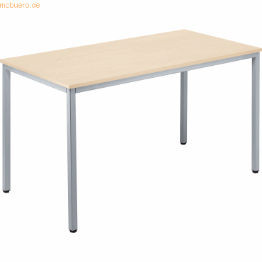 4003969023949 - Konferenztisch Line 810003879 72cm (H) 120x70cm (BxT) rechteckig ahorn silber 4003969023949 Soennecken 4003969023949 - Konferenztisch Line 810003879 72cm (H) 120x70cm (BxT) rechteckig ahorn silber 4003969023949 Soennecken