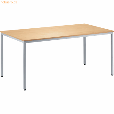 4003969023963 - Konferenztisch Line 810004072 72cm (H) 140x70cm (BxT) rechteckig buche silber 4003969023963 Soennecken 4003969023963 - Konferenztisch Line 810004072 72cm (H) 140x70cm (BxT) rechteckig buche silber 4003969023963 Soennecken