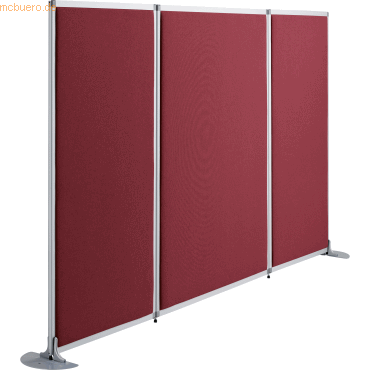 4003969033924 - Stellwand stoffbespannt Acrylglas 810mm dunkelrot 4003969033924 Soennecken 4003969033924 - Stellwand stoffbespannt Acrylglas 810mm dunkelrot 4003969033924 Soennecken