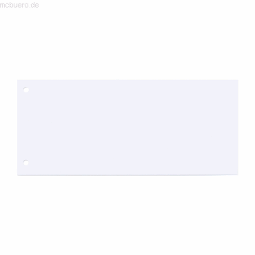 4003969045774 - Trennstreifen 50500160KURZ weiß 160g gelocht 225x105cm 4003969045774 100 Stück
