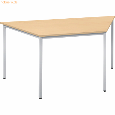 4003969046849 - Konferenztisch Line 810009979 72cm (H) 160 80x69cm (BxT) Trapezform ahorn silber 4003969046849 Soennecken 4003969046849 - Konferenztisch Line 810009979 72cm (H) 160 80x69cm (BxT) Trapezform ahorn silber 4003969046849 Soennecken