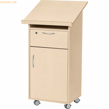 4003969046856 - Stehpult LAUDATUS 120cm (H) 60x525cm (BxT) rechteckig ahorn   ahorn 4003969046856 Soennecken