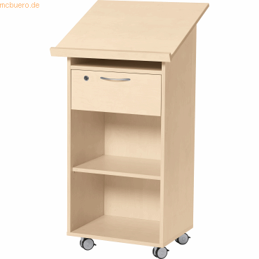 4003969046900 - Stehpult LAUDATUS 120cm (H) 60x525cm (BxT) rechteckig ahorn   ahorn 4003969046900 Soennecken