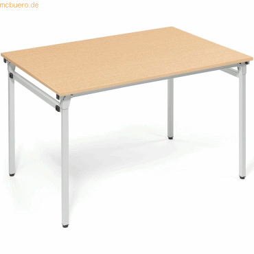 4003969056626 - Klapptisch 810010972 72cm (H) 120x80cm (BxT) rechteckig buche silber 4003969056626 Soennecken 4003969056626 - Klapptisch 810010972 72cm (H) 120x80cm (BxT) rechteckig buche silber 4003969056626 Soennecken
