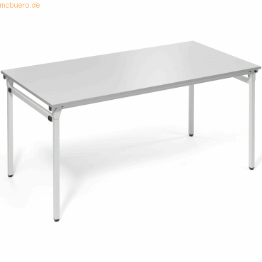 4003969056695 - Klapptisch 810011181 72cm (H) 160x80cm (BxT) rechteckig lichtgrau silber 4003969056695 Soennecken 4003969056695 - Klapptisch 810011181 72cm (H) 160x80cm (BxT) rechteckig lichtgrau silber 4003969056695 Soennecken