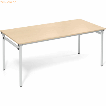 4003969056756 - Klapptisch 810011279 72cm (H) 180x80cm (BxT) rechteckig ahorn silber 4003969056756 Soennecken 4003969056756 - Klapptisch 810011279 72cm (H) 180x80cm (BxT) rechteckig ahorn silber 4003969056756 Soennecken