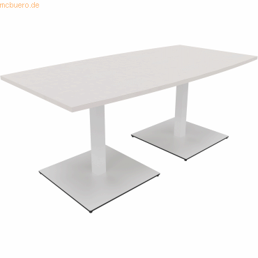 4003969061507 - Besprechungstisch communication 810012701 72cm (H) Tonnenform weiß   weiß 4003969061507 Soennecken