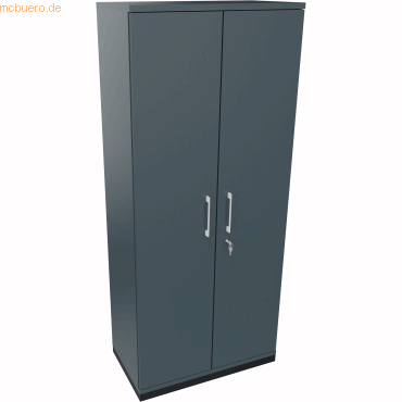 4003969061644 - Flügeltürenschrank 5OH B800xT442xH1869 an Lavagrau 4003969061644 Soennecken