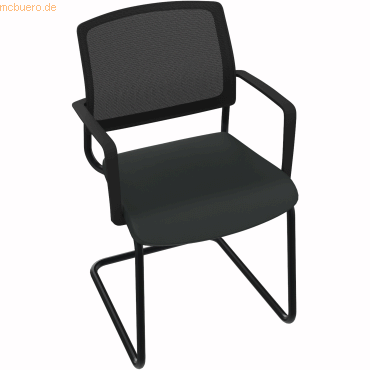 4003969062023 - Konferenzstuhl schwarz Armlehne Sitz Xtreme sw Rücken Netz sw 4003969062023 Soennecken 4003969062023 - Konferenzstuhl schwarz Armlehne Sitz Xtreme sw Rücken Netz sw 4003969062023 Soennecken