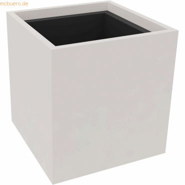 4003969062337 - Pflanzgefäß 1er niedrig B380xT380H400mm Weiß 4003969062337 Soennecken