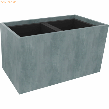 4003969062405 - Pflanzgefäß 2er niedrig B721xT380H400mm Beton 4003969062405 Soennecken 4003969062405 - Pflanzgefäß 2er niedrig B721xT380H400mm Beton 4003969062405 Soennecken